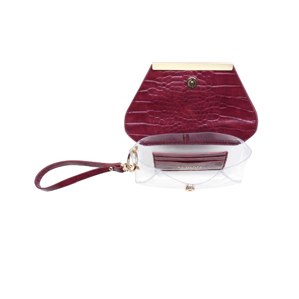 Product Image of Urban Expressions Reese - Croc Wristlet 840611163394 View 8 | Burgundy