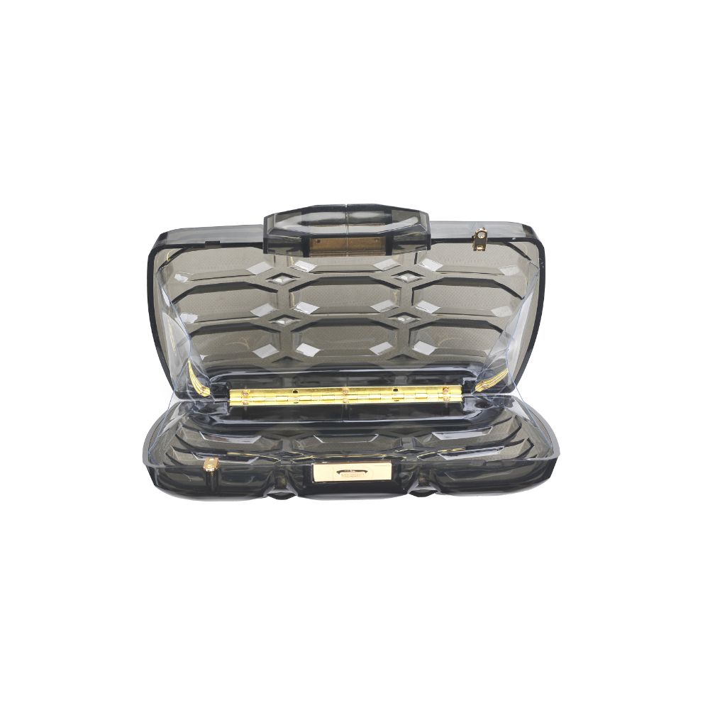 Product Image of Urban Expressions Rexha Evening Bag 840611171634 View 8 | Smoke