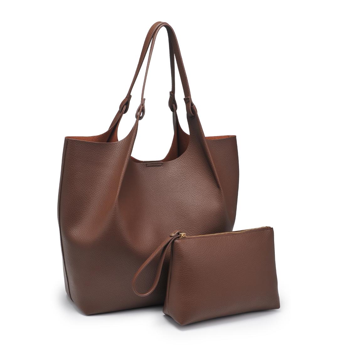 Urban Expressions Maeve Tote 840611198884 View 6 | Chocolate