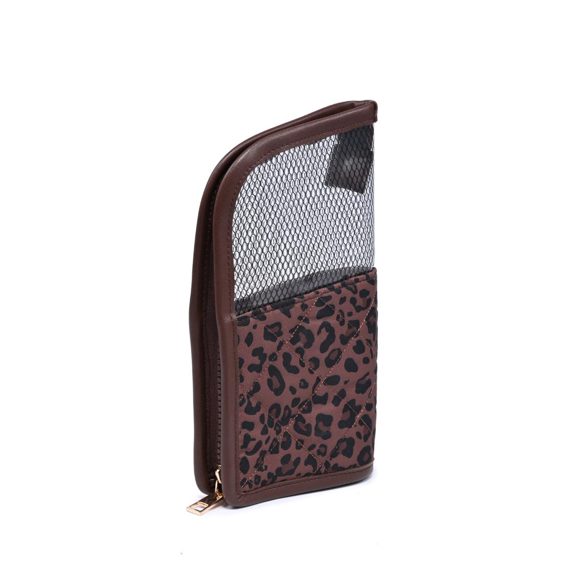 Urban Essentials Sahara Stitch Brush Holder 840504210006 View 2 | Chocolate Leopard
