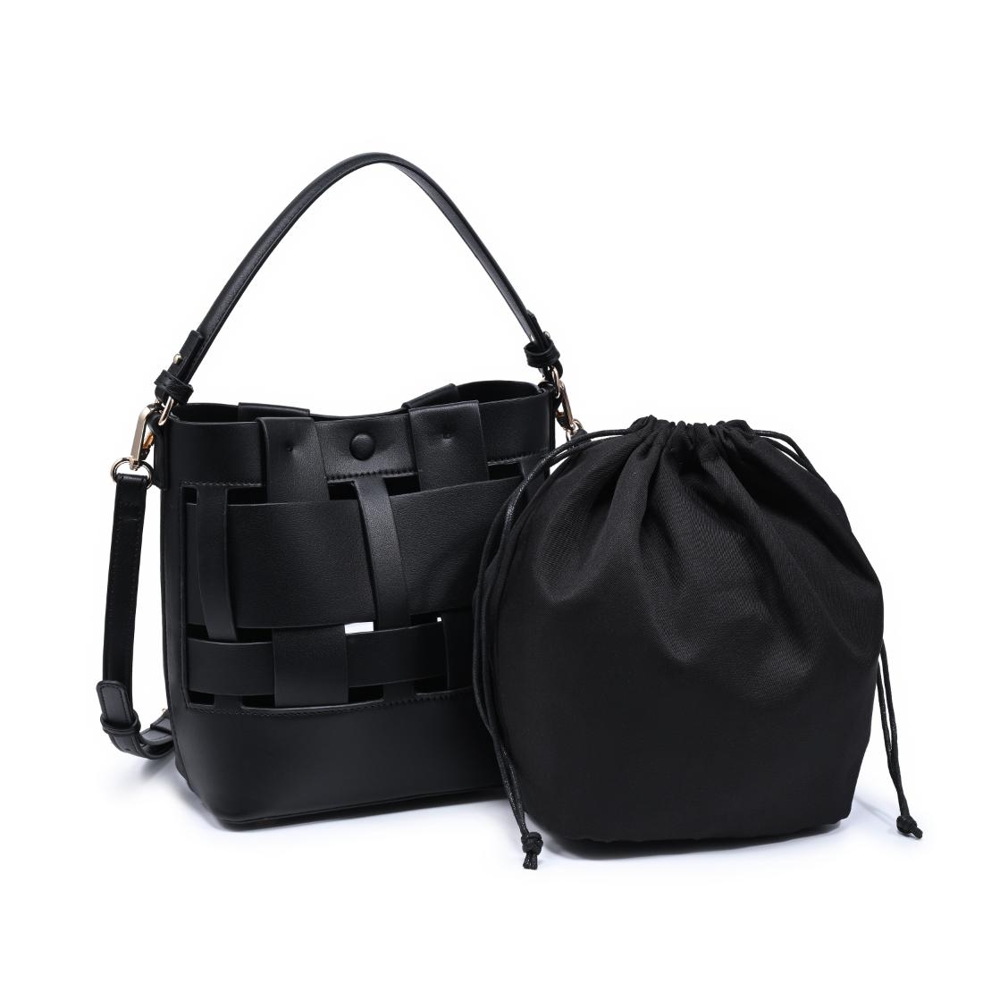 Woman wearing Black Urban Expressions Parker Crossbody 840504205446 View 6 | Black