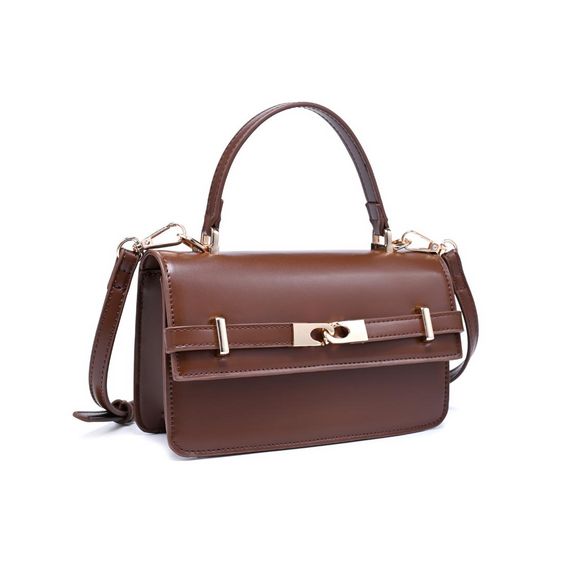 Woman wearing Chocolate Urban Expressions Lily Crossbody 840504205804 View 6 | Chocolate