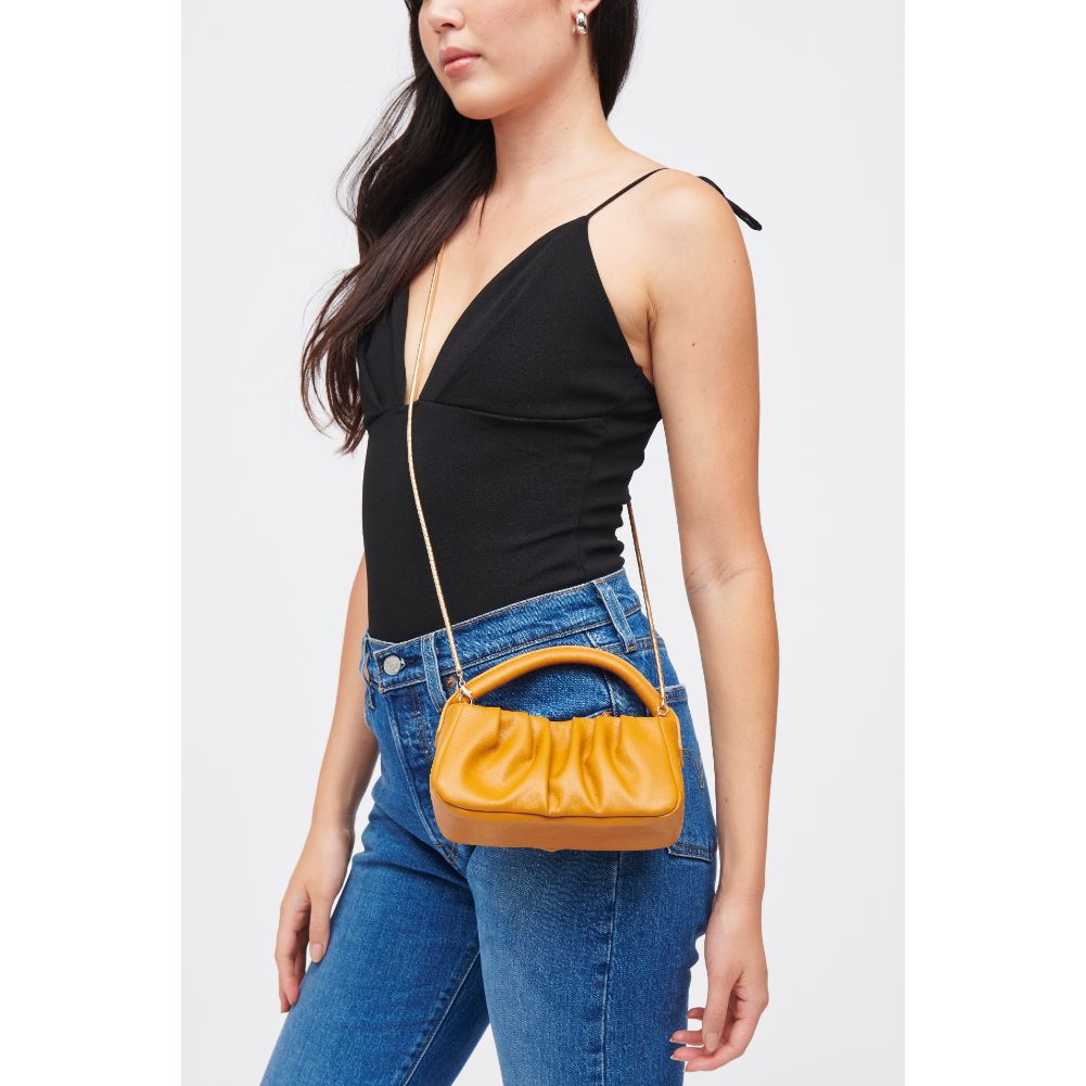 Woman wearing Mustard Urban Expressions Milo Mini Bag 818209010528 View 1 | Mustard