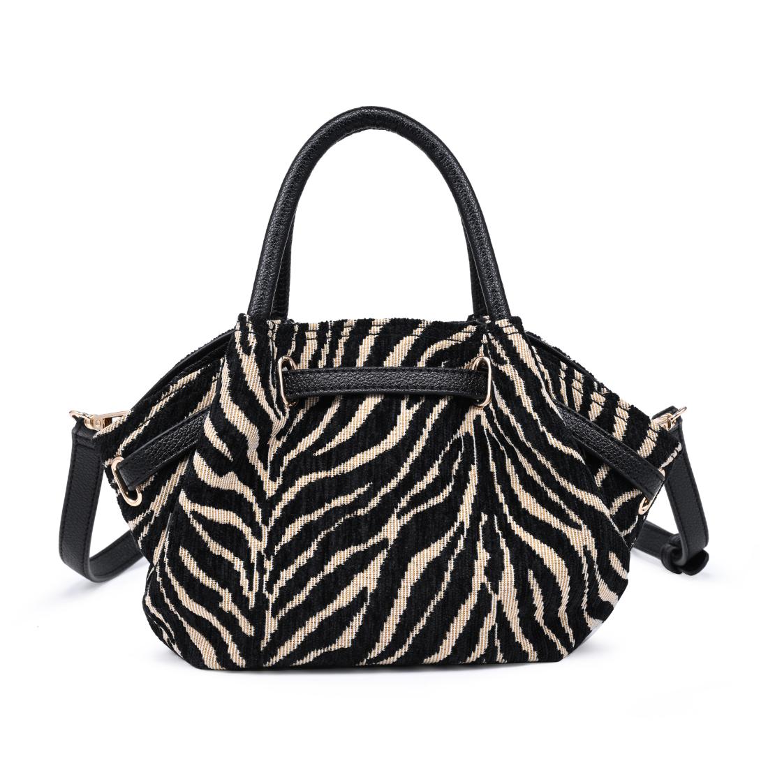 Urban Expressions Selena - Zebra Crossbody 840504214172 View 3 | Natural Black Zebra