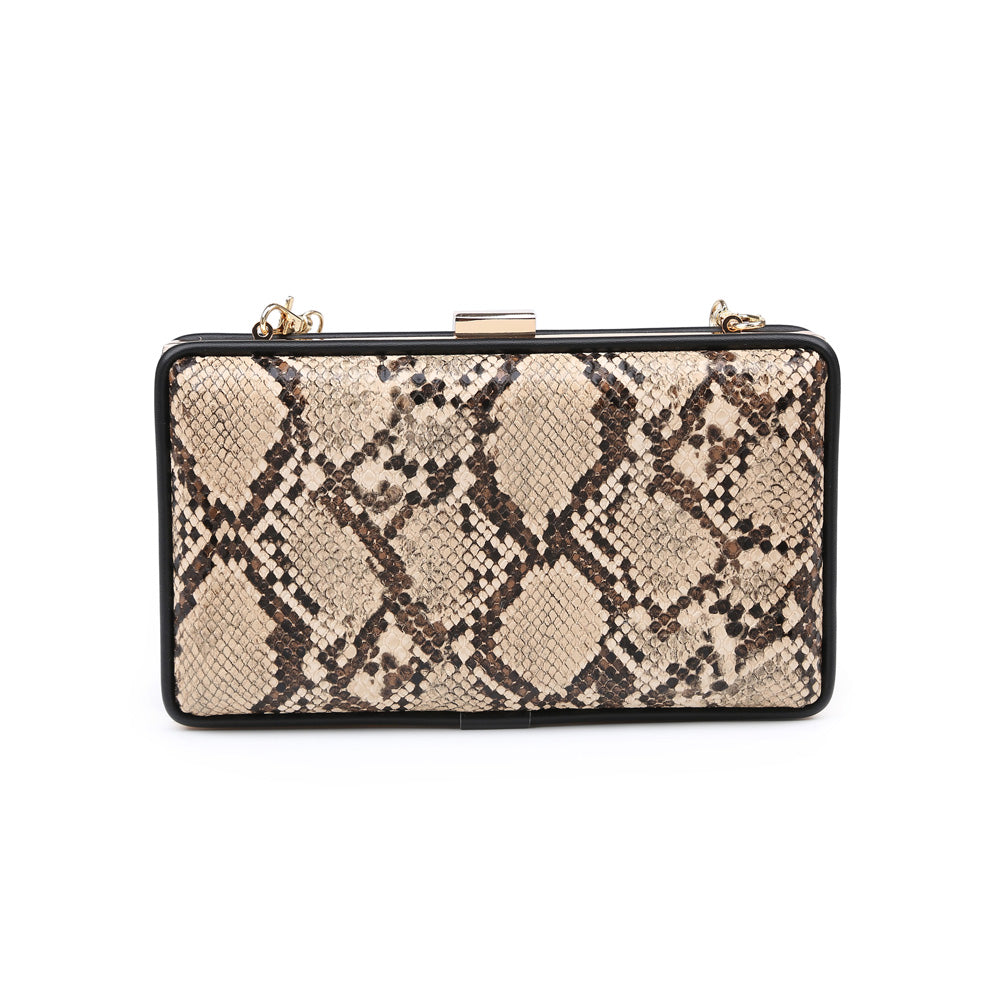 Product Image of Urban Expressions Elizabeth Snake Crossbody NA-840611157201 View 3 | Natural