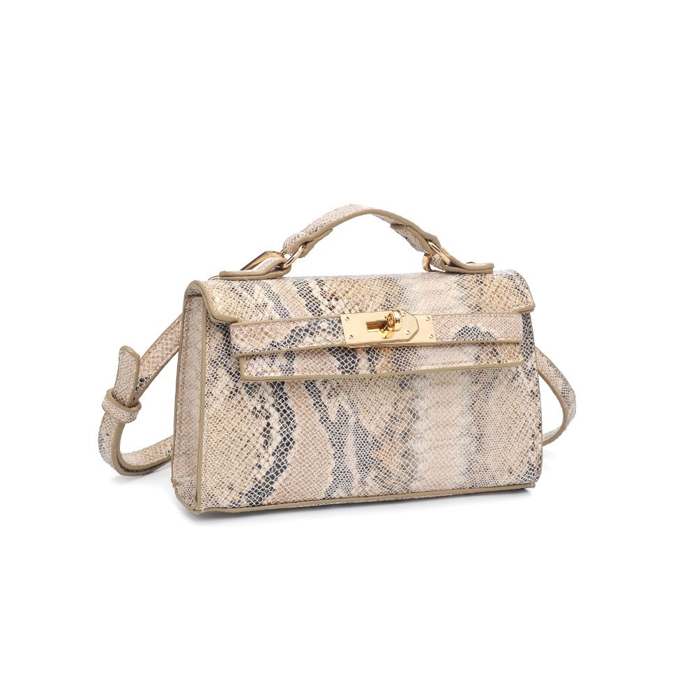 Product Image of Urban Expressions Georgina Snake Crossbody 840611181299 View 6 | Natural Multi