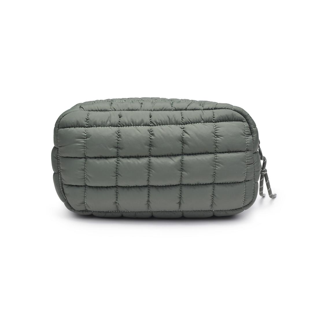 Urban Essentials Cloud Nine - Puffer Cosmetic & Travel Organizer Pouch 840611197702 View 7 | Olive