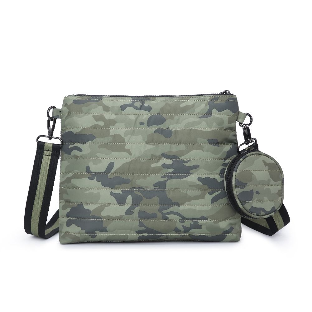 Product Image of Urban Expressions Arlo Crossbody 840611180681 View 3 | Green Camo