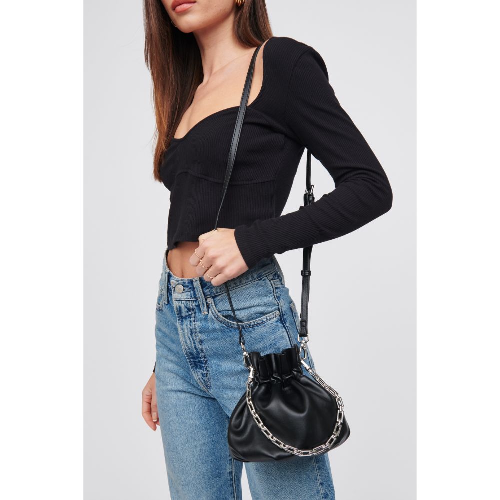 Woman wearing Black Urban Expressions Marisopa Handbag 818209018814 View 2 | Black