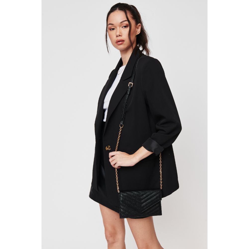 Woman wearing Black Urban Expressions Muriel Crossbody 840611104601 View 3 | Black