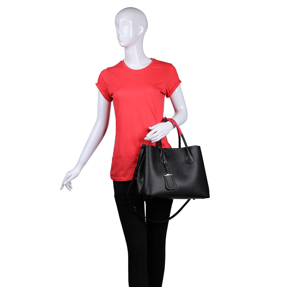 Product Image of Urban Expressions Collette Satchel NA-840611160522 View 5 | Black