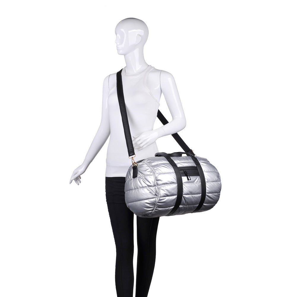 Product Image of Urban Expressions Powerplay Duffel NA-840611156464 View 5 | Silver