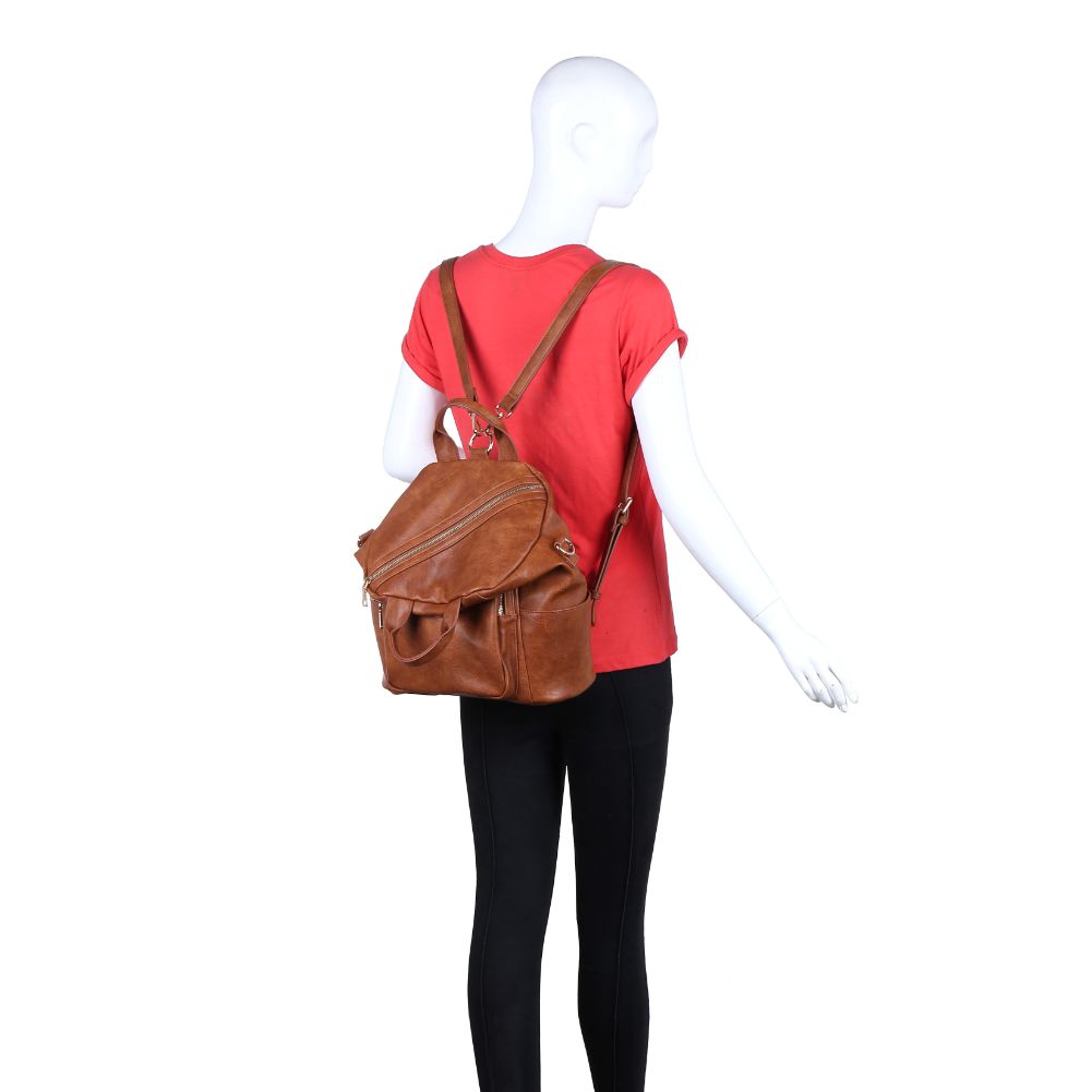 Product Image of Urban Expressions Jackson Backpack NA-840611163493 View 4 | Tan
