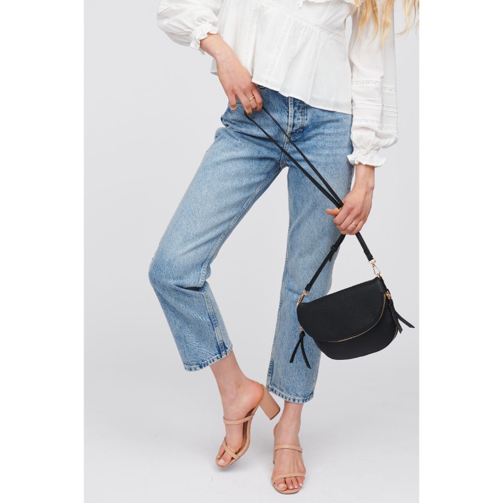 Woman wearing Black Urban Expressions Holly Crossbody 818209015837 View 3 | Black