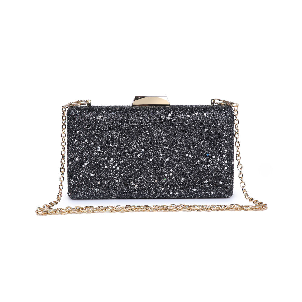 Product Image of Urban Expressions Flora Confetti Evening Bag NA-840611157003 View 3 | Black
