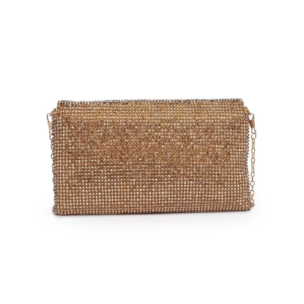 Product Image of Urban Expressions Foxy Clutch NA-840611166517 View 3 | Gold