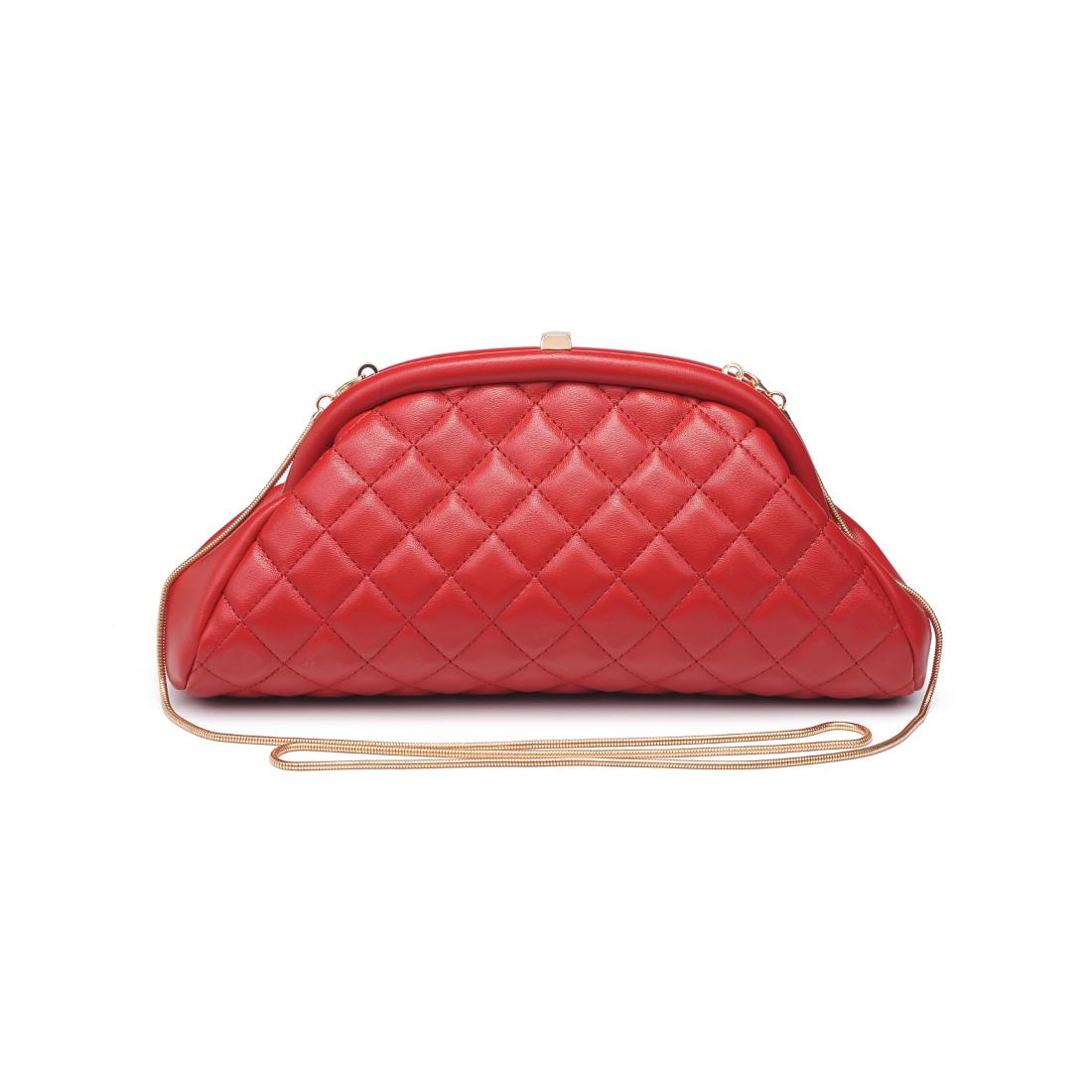 Product Image of Urban Expressions Ava - Quilted Clutch 840504200687 View 7 | Red