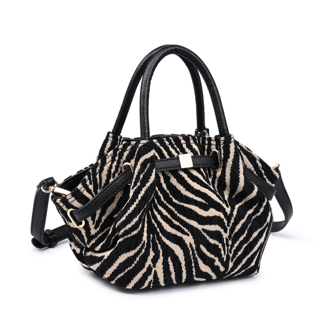 Urban Expressions Selena - Zebra Crossbody 840504214172 View 2 | Natural Black Zebra