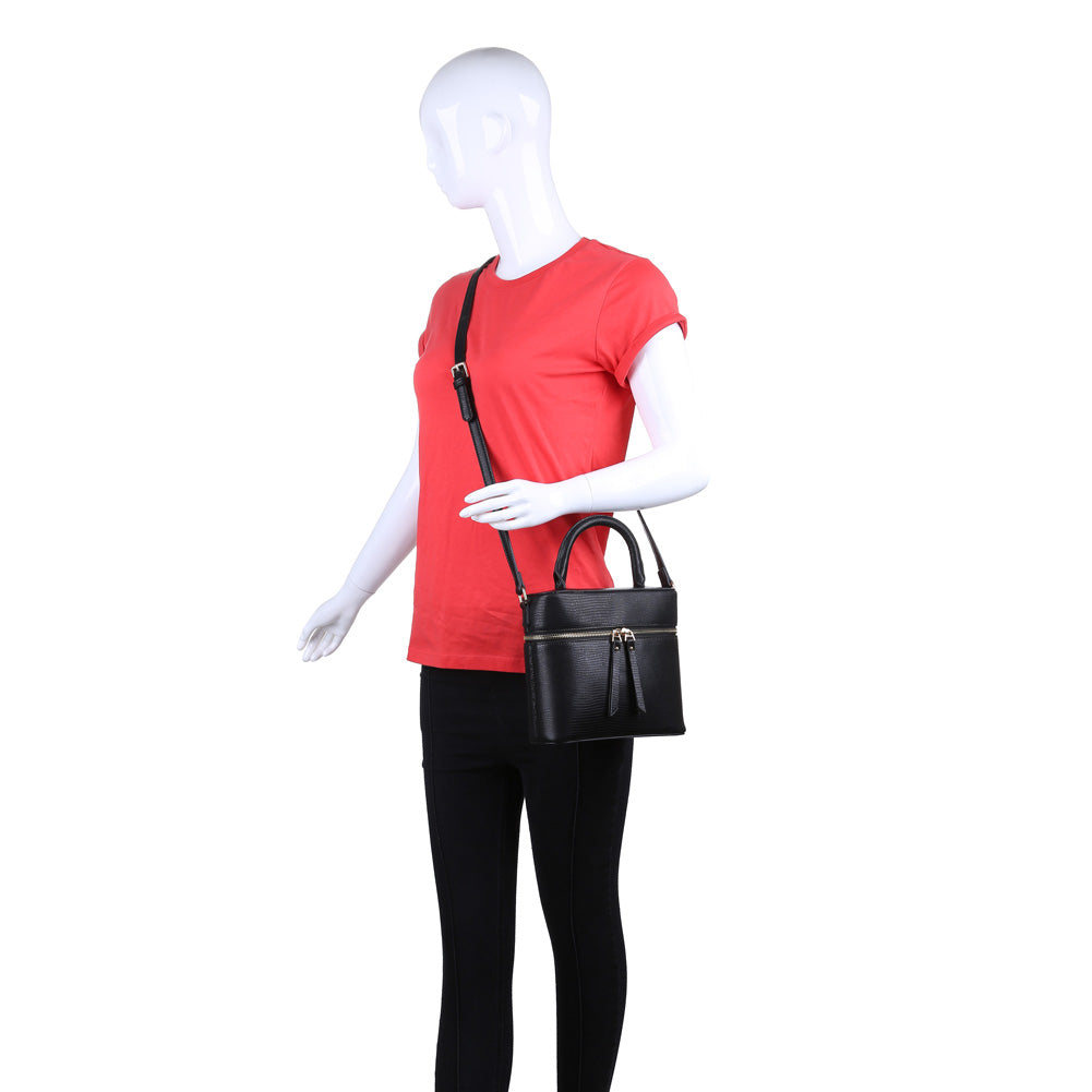 Product Image of Urban Expressions Rogue Snake Crossbody 840611155351 View 5 | Black