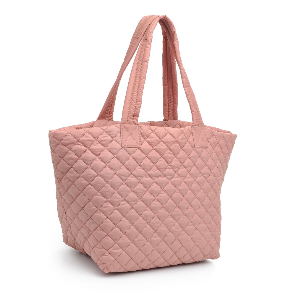 Woman wearing Pastel Pink Urban Expressions Breakaway Tote 840611176943 View 6 | Pastel Pink