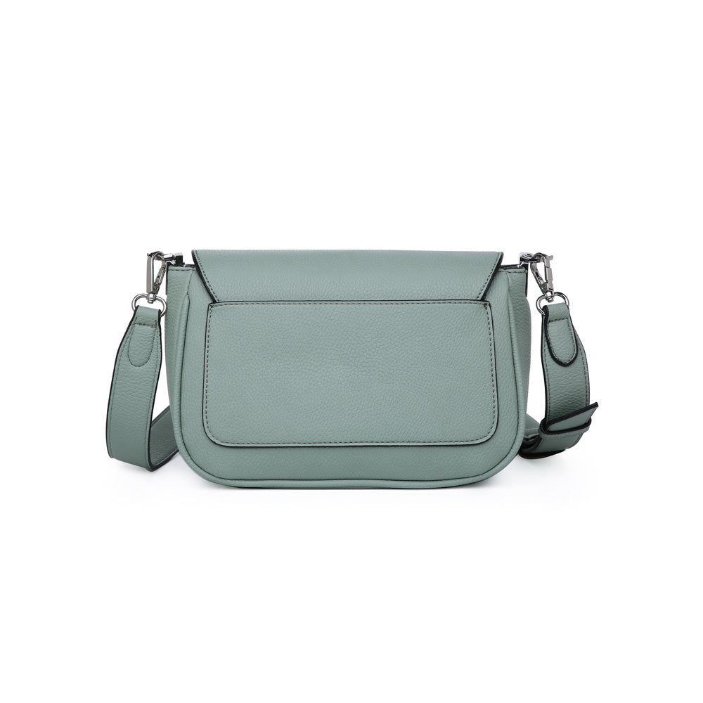 Woman wearing Mint Urban Expressions Langston Crossbody NA-840611161208 View 7 | Mint