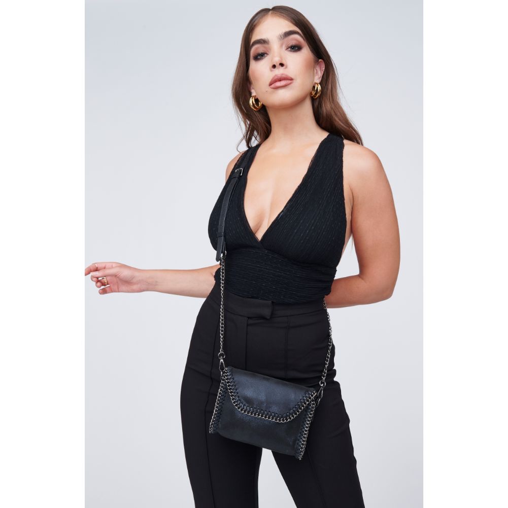 Woman wearing Black Urban Expressions Felicia Crossbody 818209011501 View 2 | Black