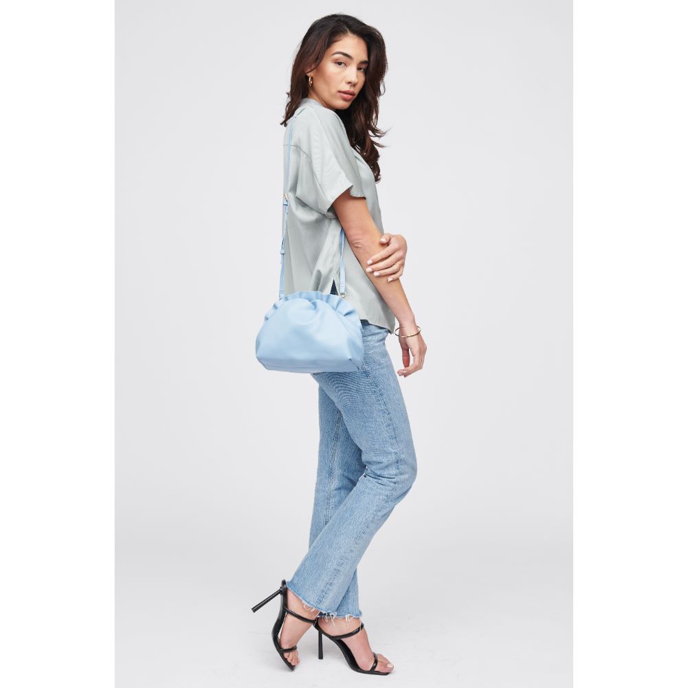 Woman wearing Sky Urban Expressions Petunia Crossbody 818209018944 View 3 | Sky