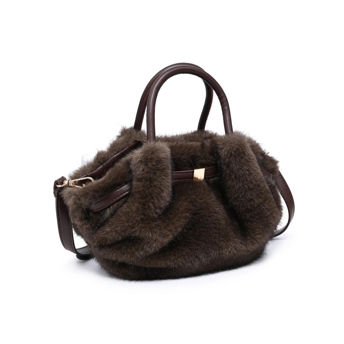 Urban Expressions Selena - Faux Fur Crossbody 840504210617 View 2 | Chocolate
