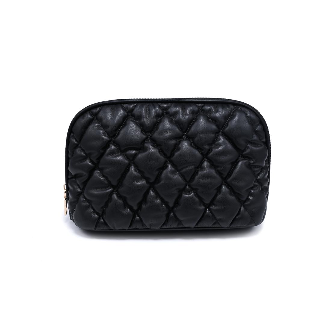 Urban Essentials Padded Prime Cosmetic & Travel Organizer Dome Pouch 840504207587 View 1 | Black