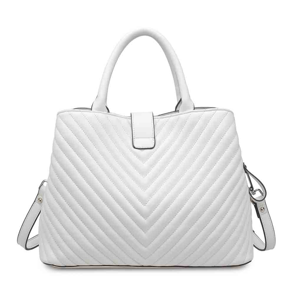 Product Image of Urban Expressions Gazer Satchel NA-840611145611 View 3 | White