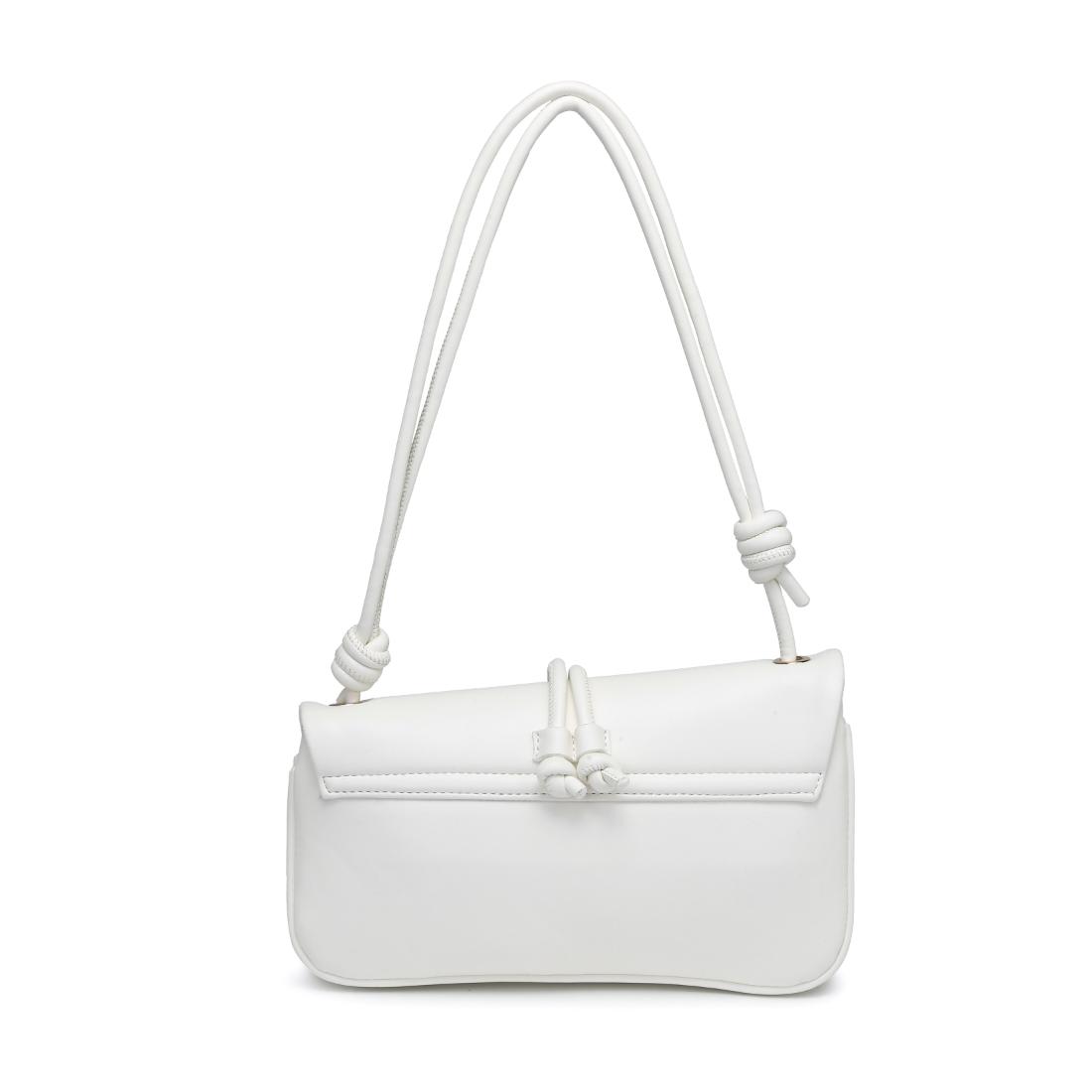 Woman wearing White Urban Expressions Belina Crossbody 840504206535 View 7 | White