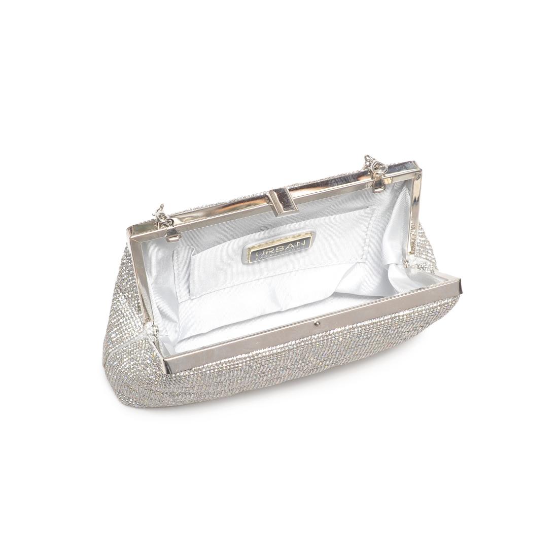Product Image of Urban Expressions Karla Evening Bag 840611198723 View 8 | Silver