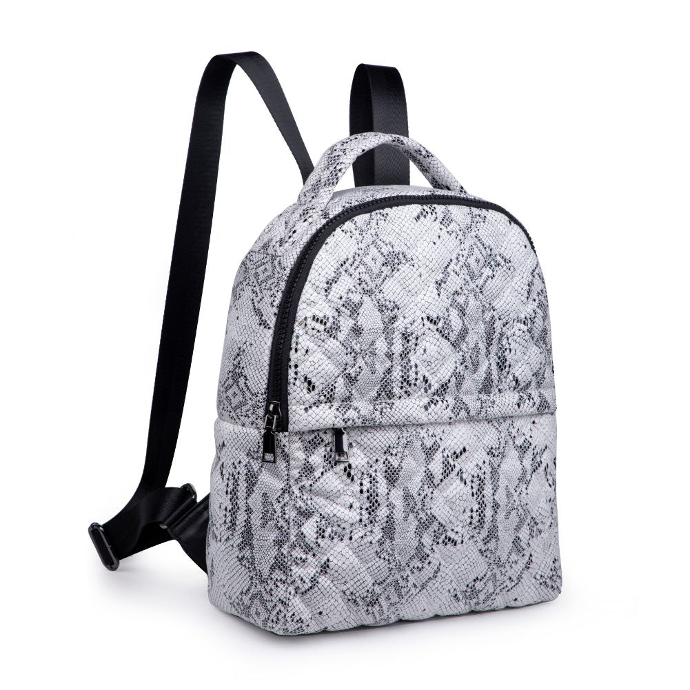 Product Image of Urban Expressions Sasha Backpack 840611175687 View 2 | White Black