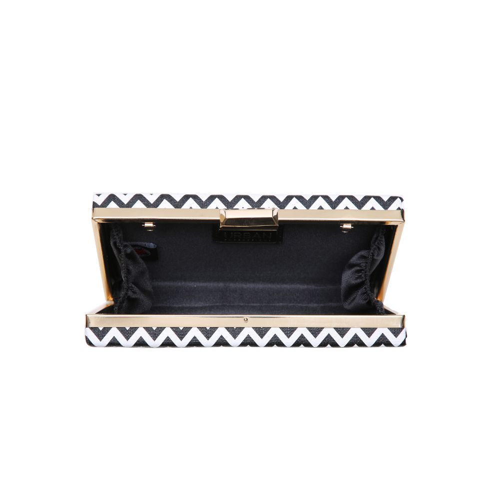 Product Image of Urban Expressions Malta Houndstooth Evening Bag NA-840611161062 View 4 | Houndstooth