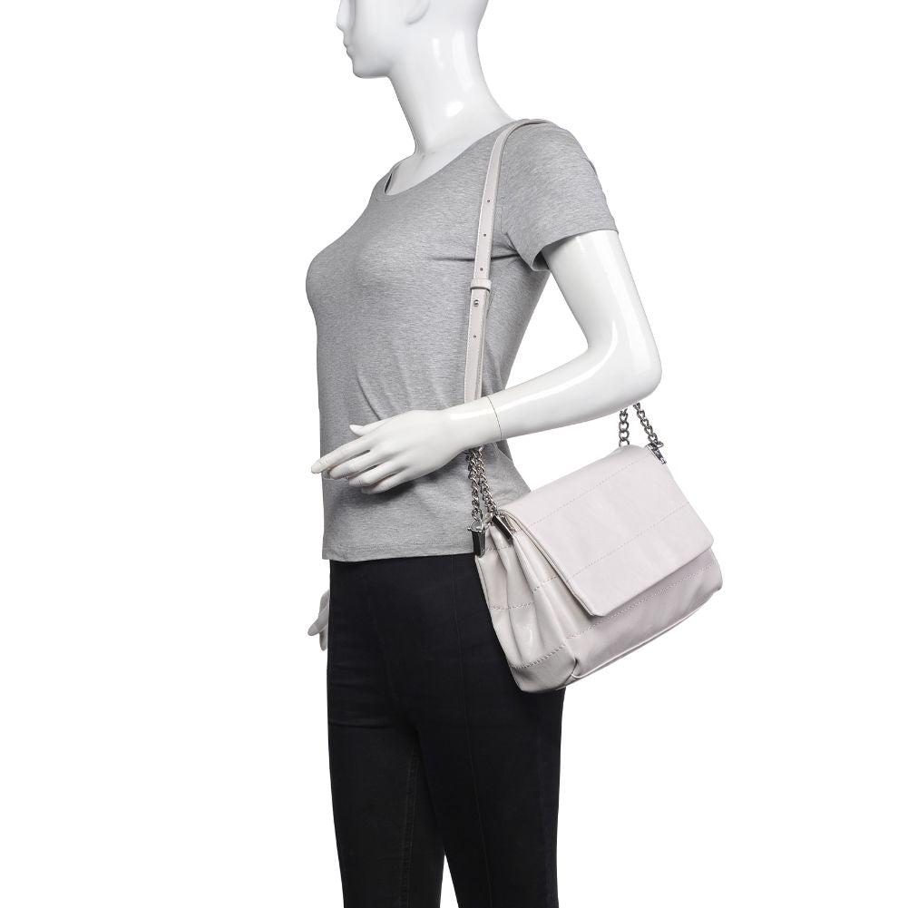 Product Image of Urban Expressions Greystone Messenger 840611102126 View 5 | Off White