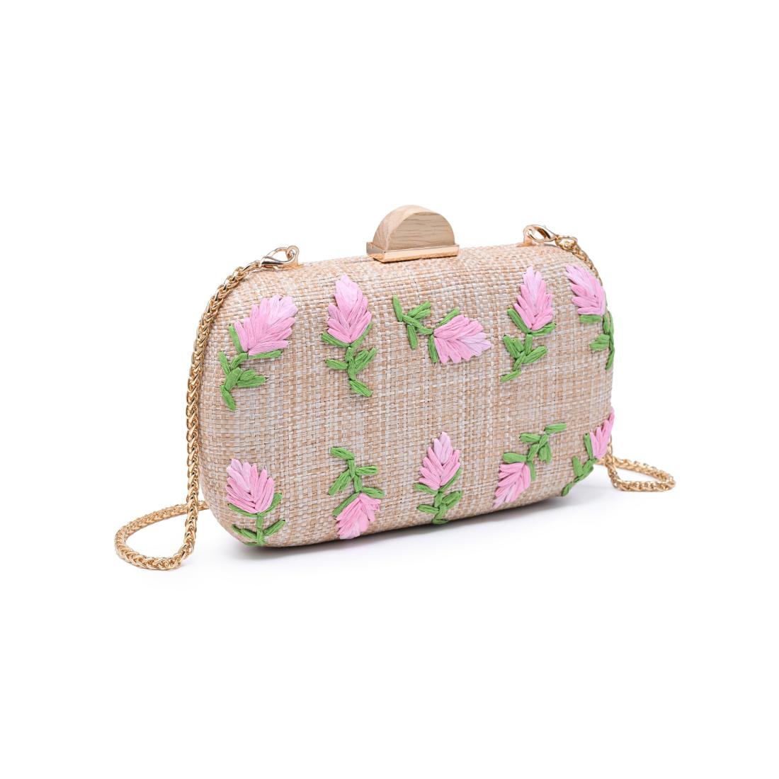 Urban Expressions Kayden Evening Bag 840504204647 View 6 | Pink Natural