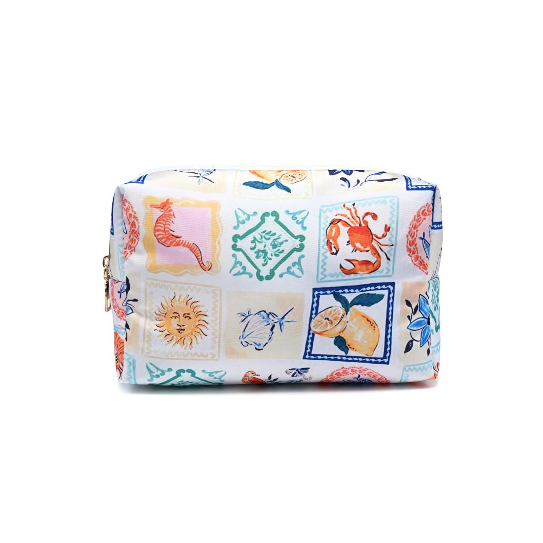 Urban Essentials Amalfi Escape Cosmetic & Travel Organizer Pouch 840504207372 View 5 | Positano