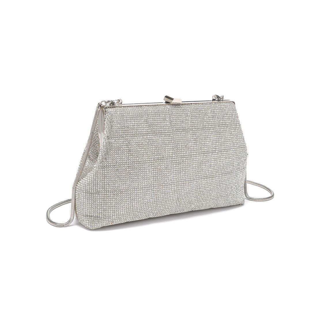 Product Image of Urban Expressions Karla Evening Bag 840611198723 View 6 | Silver
