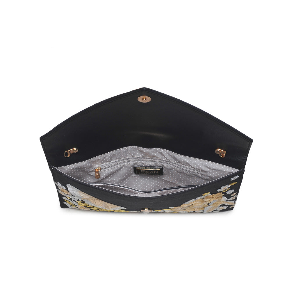 Product Image of Urban Expressions Florina Clutch NA-840611144058 View 4 | Black