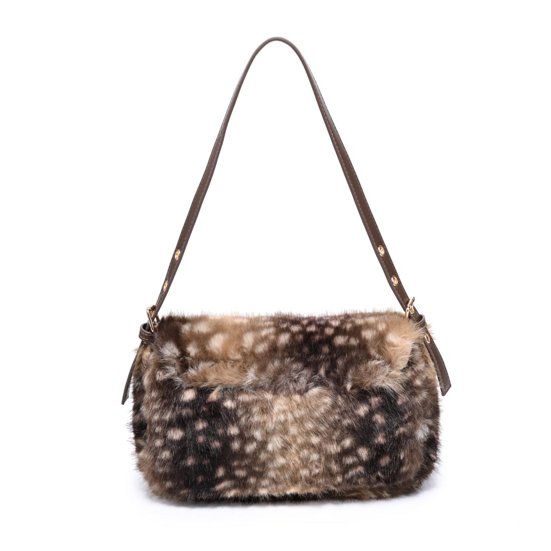 Urban Expressions Beverly - Faux Fur Crossbody 840504212444 View 7 | Fawn Brown