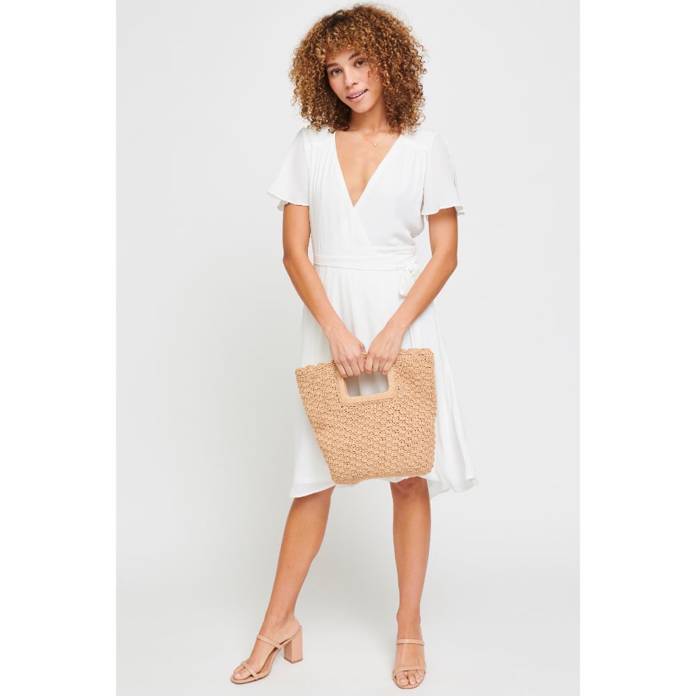 Woman wearing Natural Urban Expressions Fiji Tote 840611182036 View 4 | Natural