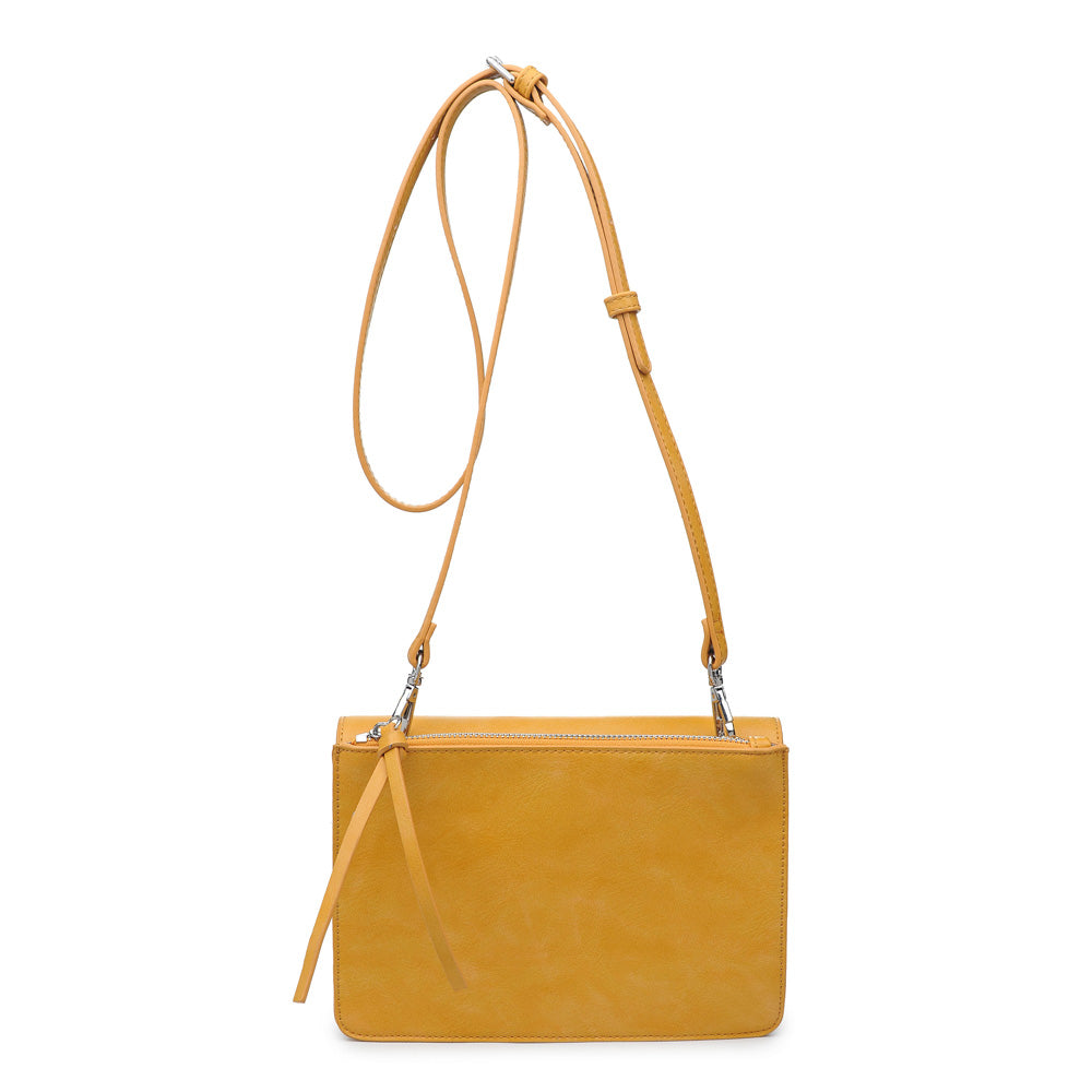Product Image of Urban Expressions Porter Crossbody NA-840611146274 View 3 | Mustard