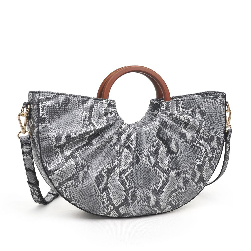 Product Image of Urban Expressions Moon Satchel 840611172662 View 6 | Black