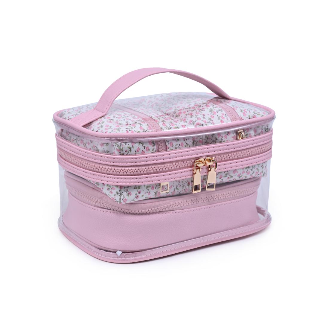 Urban Essentials Garden Glow - 4 Piece Train Case Set 840504215773 View 6 | Soft Blush Floral