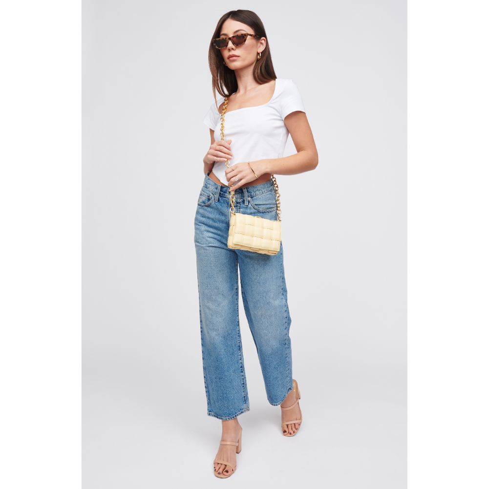 Woman wearing Buttercup Urban Expressions Holden Crossbody 818209018333 View 3 | Buttercup