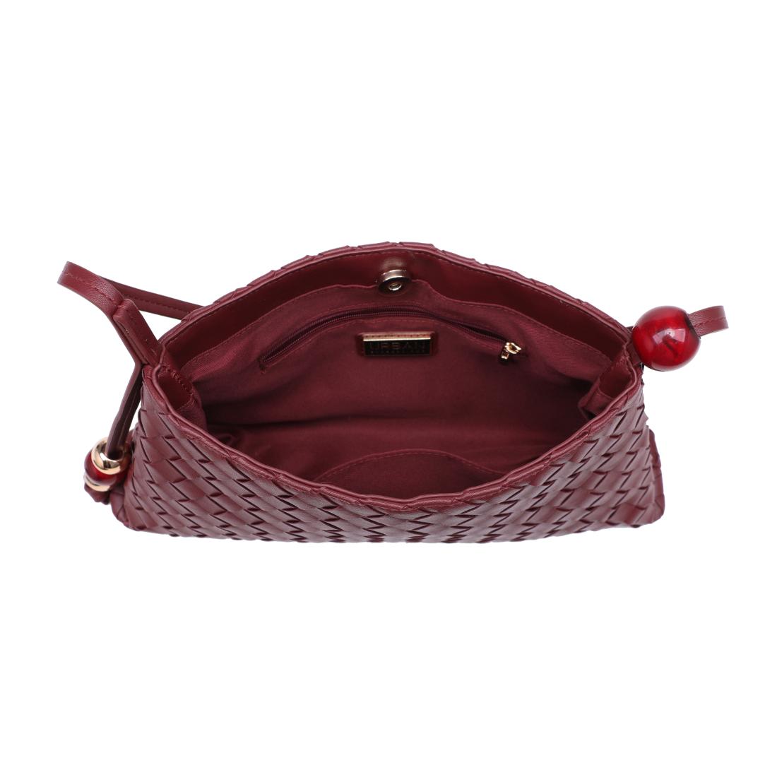 Urban Expressions Romeo Shoulder Bag 840504214004 View 4 | Burgundy