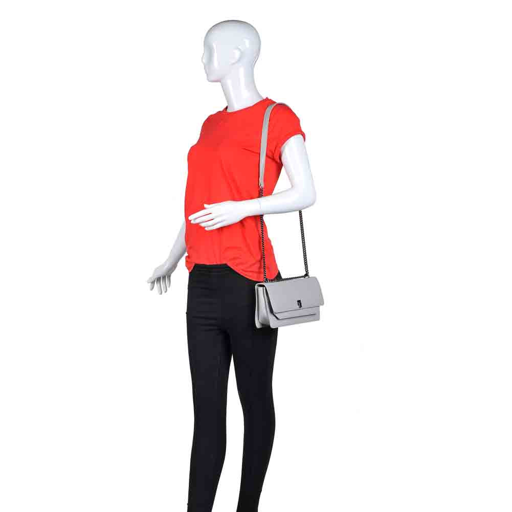 Product Image of Urban Expressions Jennings Crossbody NA-840611147097 View 5 | Grey