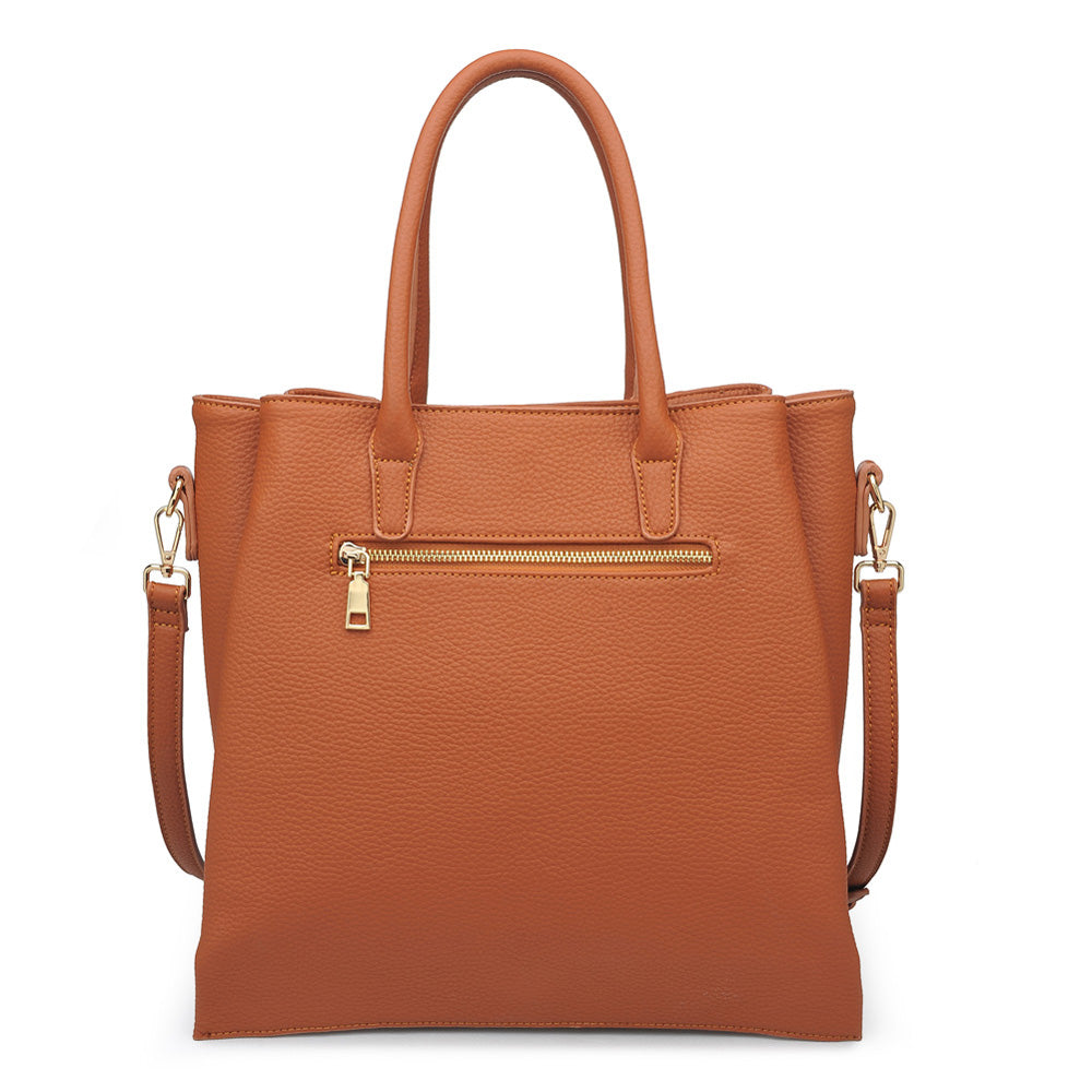 Product Image of Urban Expressions Dante Tote NA-840611150660 View 3 | Tan