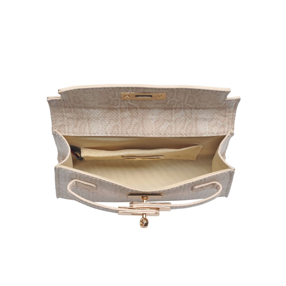 Product Image of Urban Expressions Georgina Snake Crossbody 840611171962 View 8 | Cream