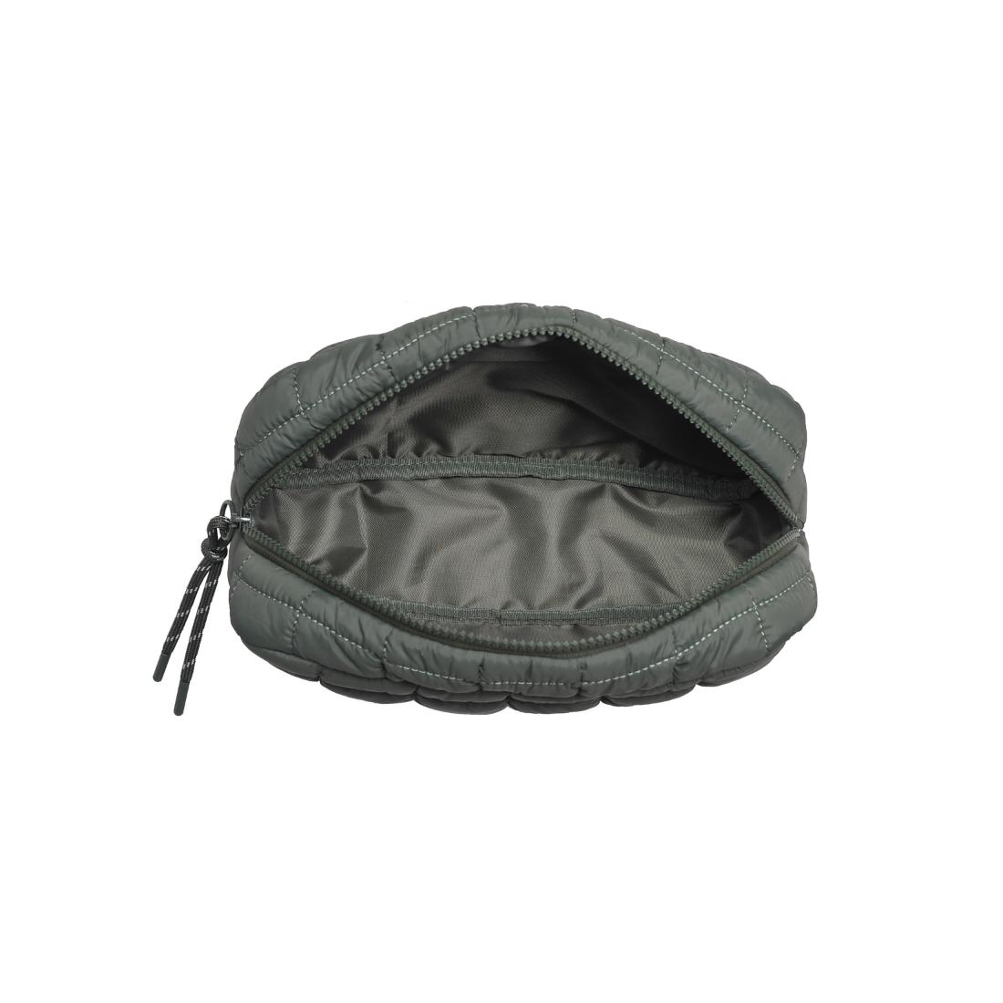 Urban Essentials Cloud Nine - Puffer Cosmetic & Travel Organizer Pouch 840611197702 View 8 | Olive